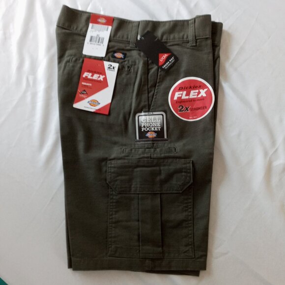Dickies Men's 11" Inseam Flex Waist Regular Fit cargo Shorts Size 30 NWT - Picture 5 of 8